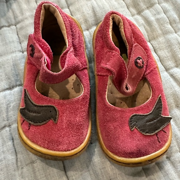 Livie & Luca pinkish red pio pio bird toddler girl shoes - Picture 1 of 1